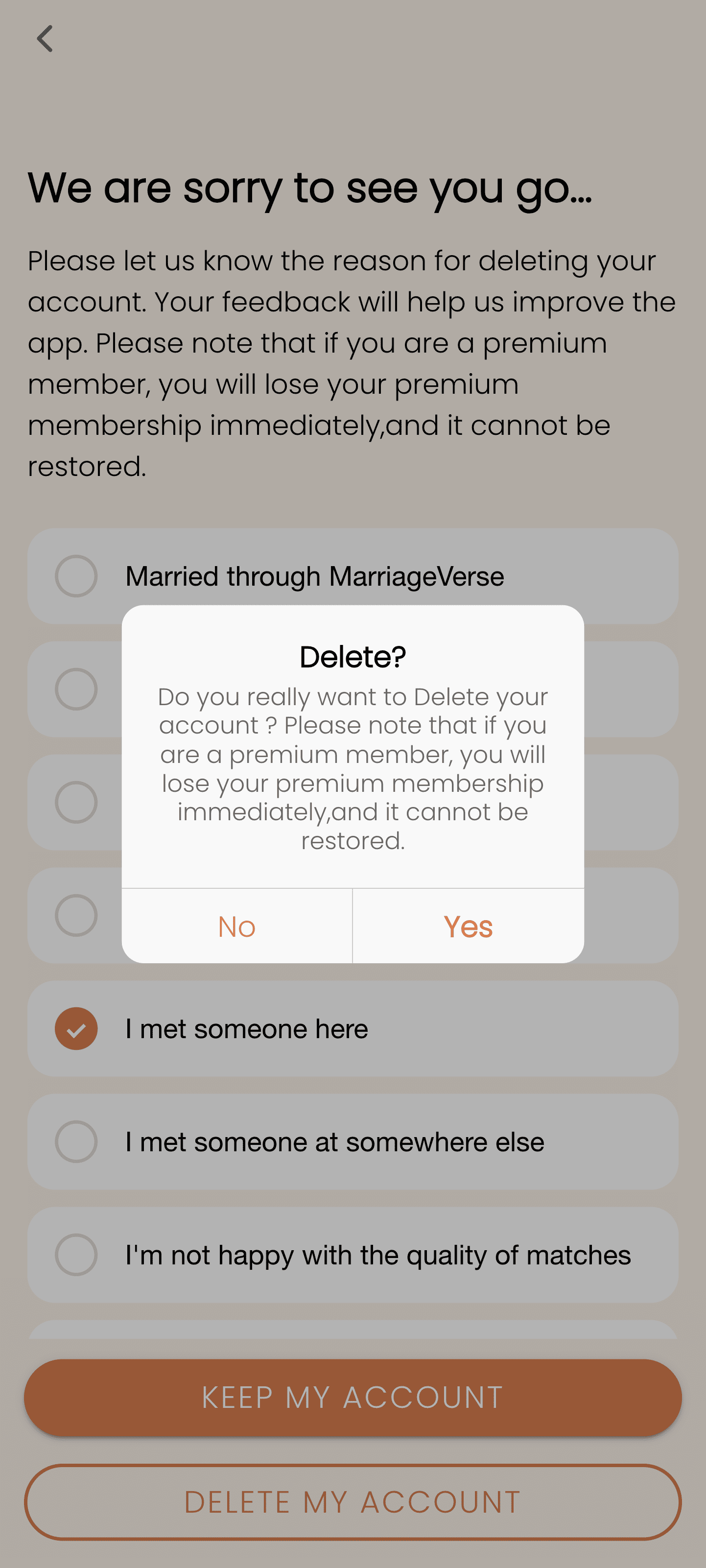 Step 4: Confirm the Action